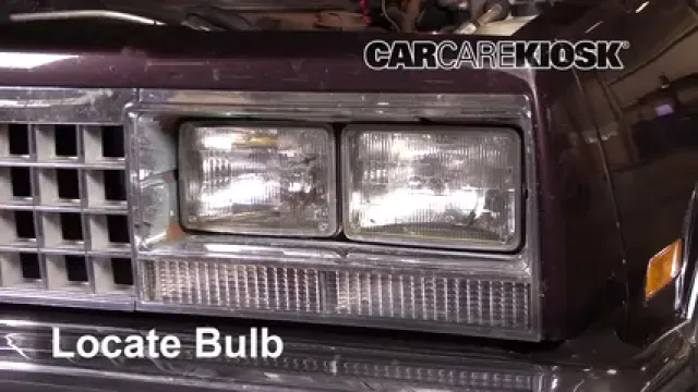 1987 Chevrolet El Camino 5.0L V8 Luces Luz de carretera (reemplazar foco) 